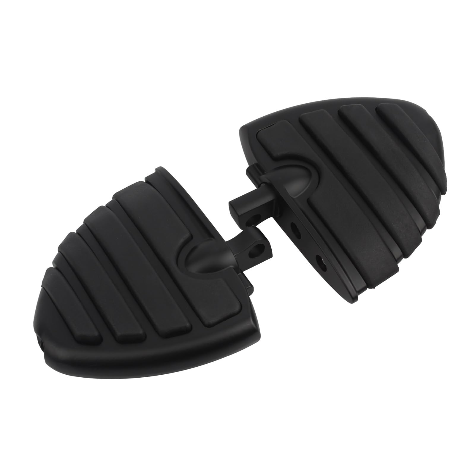 Motorrad Highway FootPegs Mount Clamp Universal Motorrad Highway Pegs Fußstützen Fußrasten Short Angled Adjustable Footrest Bracket Set(Pedal110-1) von JXMFKBB