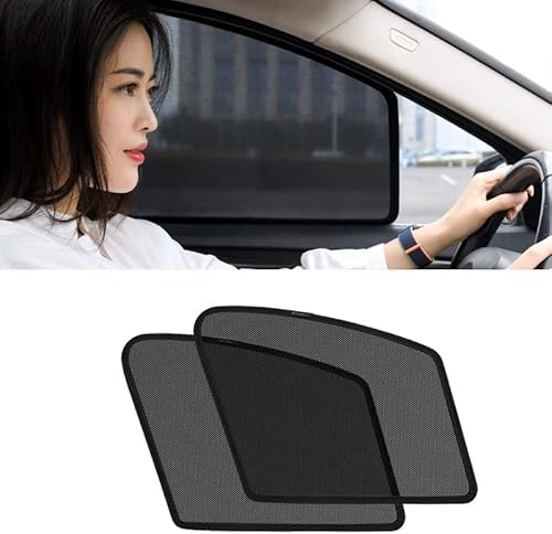 Auto Seitenfenster Sonnenschutz Für Ford Focus Fünftürer (2004–2010), Magnetische Sonnenblenden Visier Windschutzscheibe Block UV Strahlenschutz Auto ZubehöR,2pcs-Front-Doors von JXZXC
