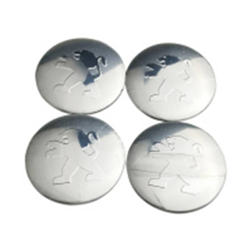 4 x Auto-Radkappen-Aufkleber für Peugeot 206CC 207CC 3008 307CC 307SW (56 mm). Radembleme, Radkappen-Aufkleber, Außenzubehör,normal-C Style von JYHBAQWN