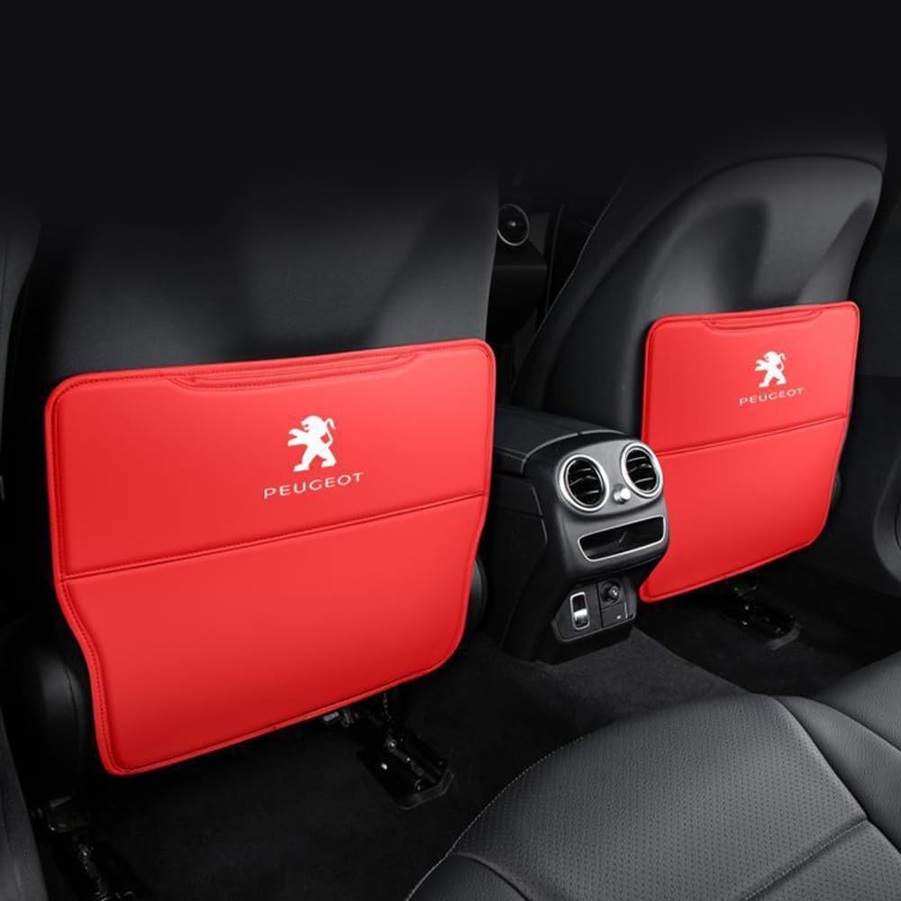 Auto Rücksitz Anti Kick Pad für Peugeot 206CC 207CC 3008 307CC 307SW Autositz Rückenlehne Protector Zubehör,normal-Redstyle Auto Rücksitz Anti Kick Pad für Peugeot 206CC 207CC 3008 307CC 307SW Autositz Rückenlehne Protector Zubehör,normal-Redstyle von JYHBAQWN