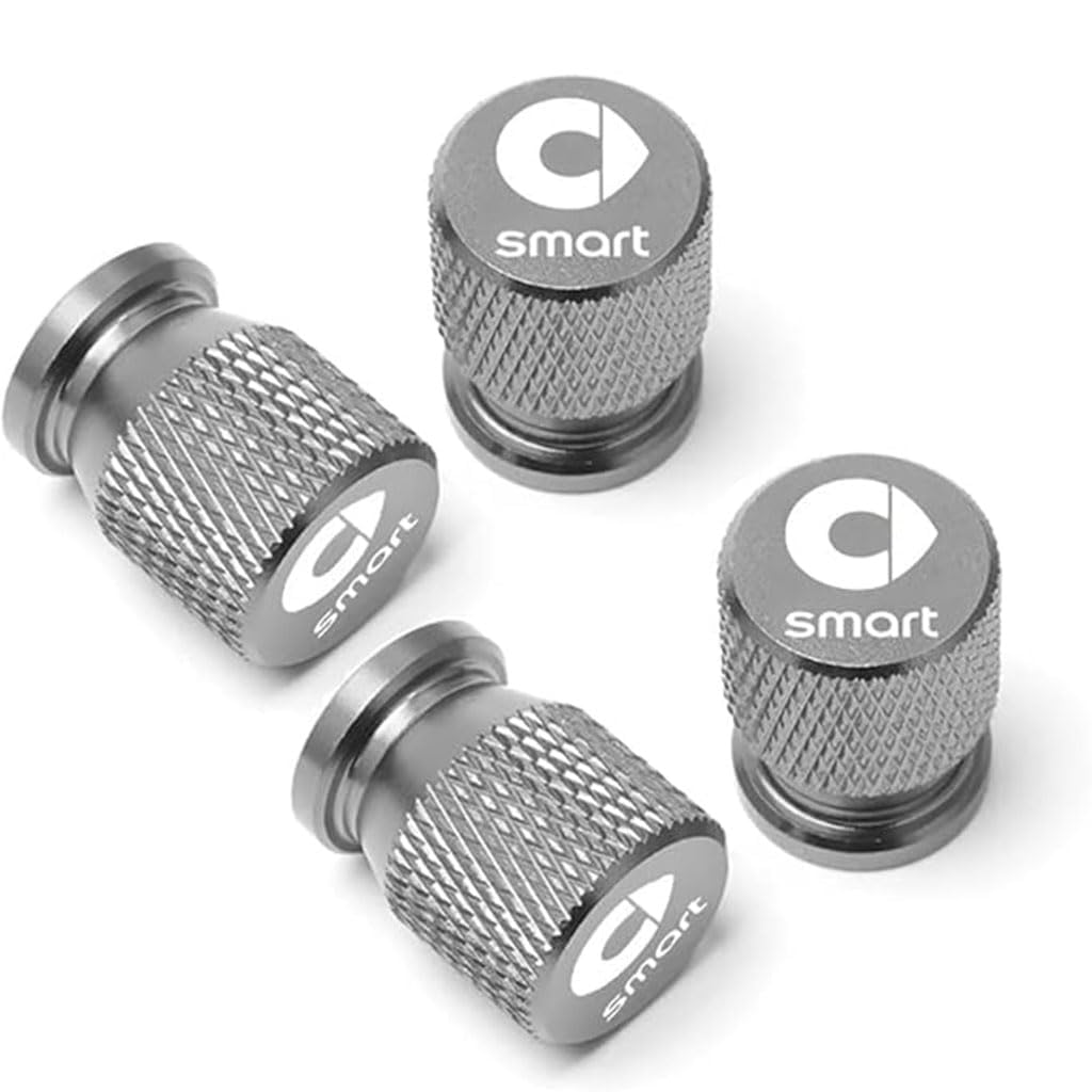 Auto Ventildeckel für SMART fortwo W451/W453,4 Stück Reifen Ventilkappen Staubdicht Korrosionsbeständig Außendekoration Zubehör,normal-6 Auto Ventildeckel für SMART fortwo W451/W453,4 Stück Reifen Ventilkappen Staubdicht Korrosionsbeständig Außendekoration Zubehör,normal-6 von JYHBAQWN