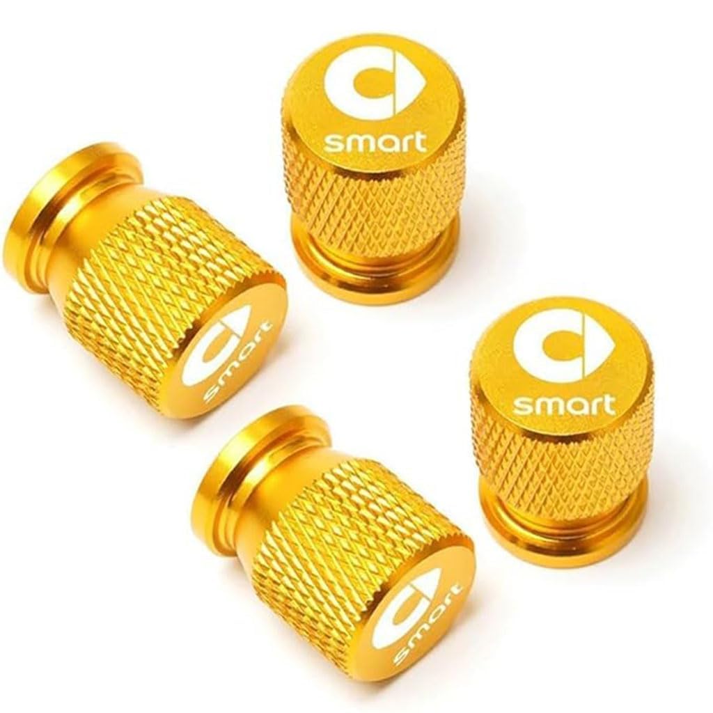 Auto Ventildeckel für SMART fortwo W451/W453,4 Stück Reifen Ventilkappen Staubdicht Korrosionsbeständig Außendekoration Zubehör,normal-8 Auto Ventildeckel für SMART fortwo W451/W453,4 Stück Reifen Ventilkappen Staubdicht Korrosionsbeständig Außendekoration Zubehör,normal-8 von JYHBAQWN