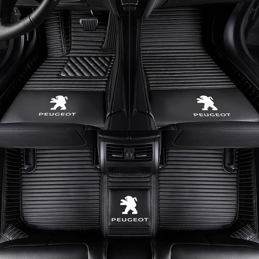 JYHBAQWN Auto Fußmatten für Peugeot 4008, maßgeschneidertes Leder-Teppichset mit vollständiger Abdeckung für die vordere und hintere Reihe, Allwetter-wasserdichte Einlagen, Schutzmatte JYHBAQWN Auto Fußmatten für Peugeot 4008, maßgeschneidertes Leder-Teppichset mit vollständiger Abdeckung für die vordere und hintere Reihe, Allwetter-wasserdichte Einlagen, Schutzmatte von JYHBAQWN