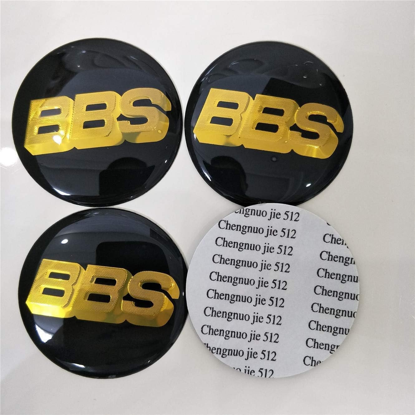 Premium Auto Radkappen Stylisches Design, für BBS 56mm Langlebige Diebstahlschutz Radkappen Einfache Montage Zubehör von JYHBAQWN