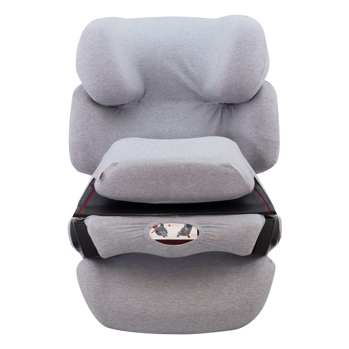 JYOKO Kids Bezug für Autositz, Kindersitz kompatibel mit Cybex Pallas Fix, 2 Fix, aus Baumwolle (Grey Stone) von JYOKO
