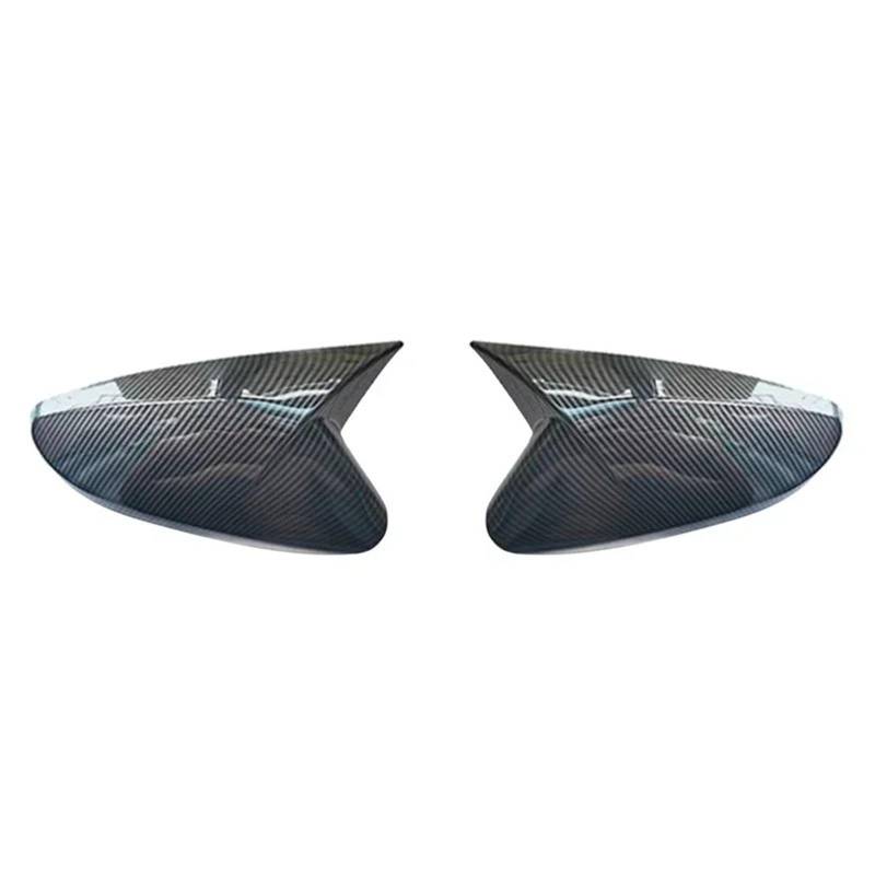 Auto Abdeckungen Seitenspiegel Für Hyundai Für Elantra 2012-2018 Auto Rückspiegel Seitenspiegel Abdeckung Flügelkappe Außenaufkleber Tür Rückansicht Gehäuseverkleidung Kohlefaser Auto Rückrahmen Spieg von JYUTDW