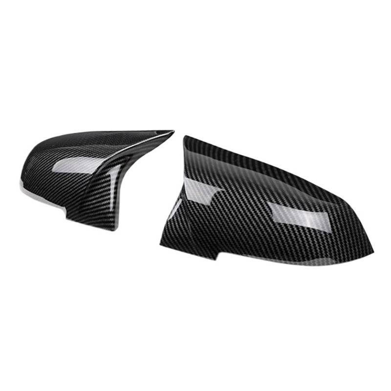 Auto Spiegel Cover Türrückspiegelabdeckung 2 Stück Rückspiegelabdeckung Kappe Carbon Für Serie 1 2 3 4 XM 220i 328i 420i F20 F21 F22 F23 F30 F32 F33 F36 X1 Rückspiegelgehäuse(Carbon fiber pattern) von JYUTDW