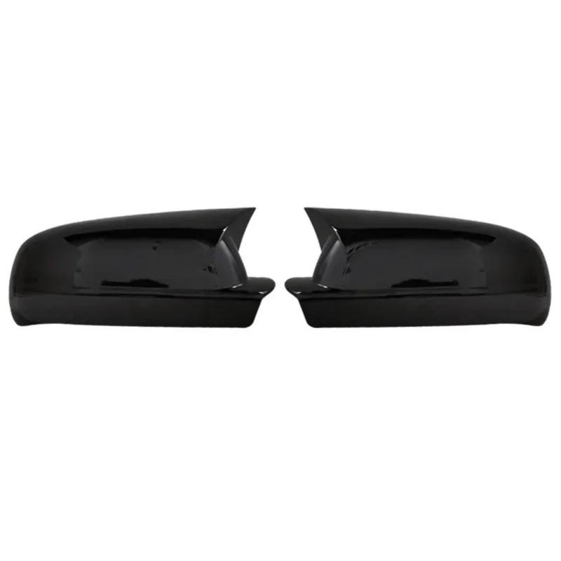 JYUTDW Auto Rückspiegel Kappe Für Golf 4 IV MK4 GTI R 1998-2002 Für Bora Jetta Passat B5 Seitenkotflügel Rückspiegelabdeckung Auto Rückspiegelabdeckung Auto Spiegel Cover(Bright Black) von JYUTDW