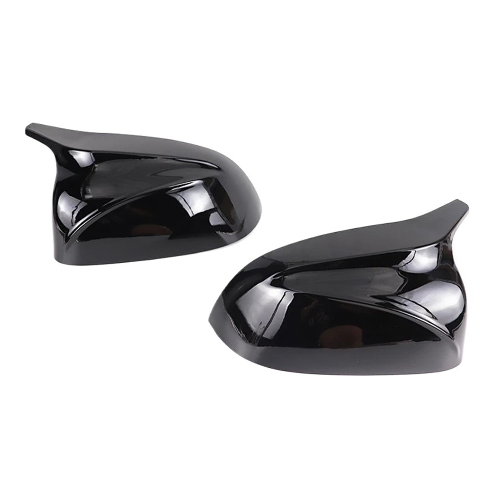 JYUTDW Auto-Seitentür-Rückspiegel-Abdeckkappe Für IX3 G01 G02 G05 X5 G06 X6 G07 X7 G08 X3 X4 M Style Teile Styling Auto-Rückspiegelrahmen Auto Rückspiegel Abdeckung(Bright Black) von JYUTDW