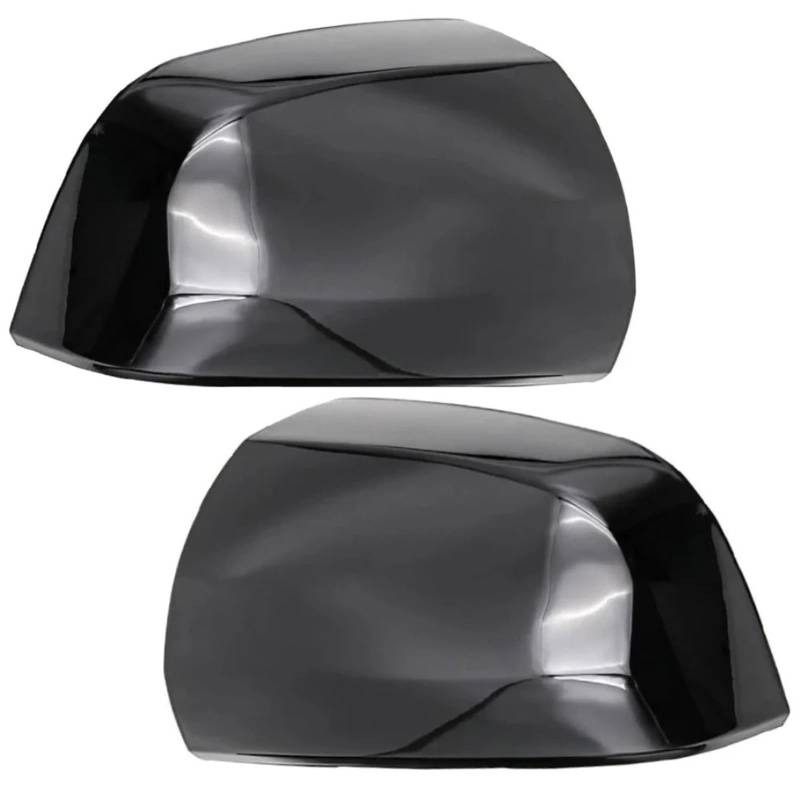 JYUTDW Auto Spiegel Cover Auto-Rückspiegel-Zierabdeckung, 2-teilige Auto-Seitentür-Rückspiegel-Abdeckkappe, Glänzend Schwarz, Für Vauxhall Für Zafira B MK2 2008-2014 Rückspiegelgehäuse von JYUTDW