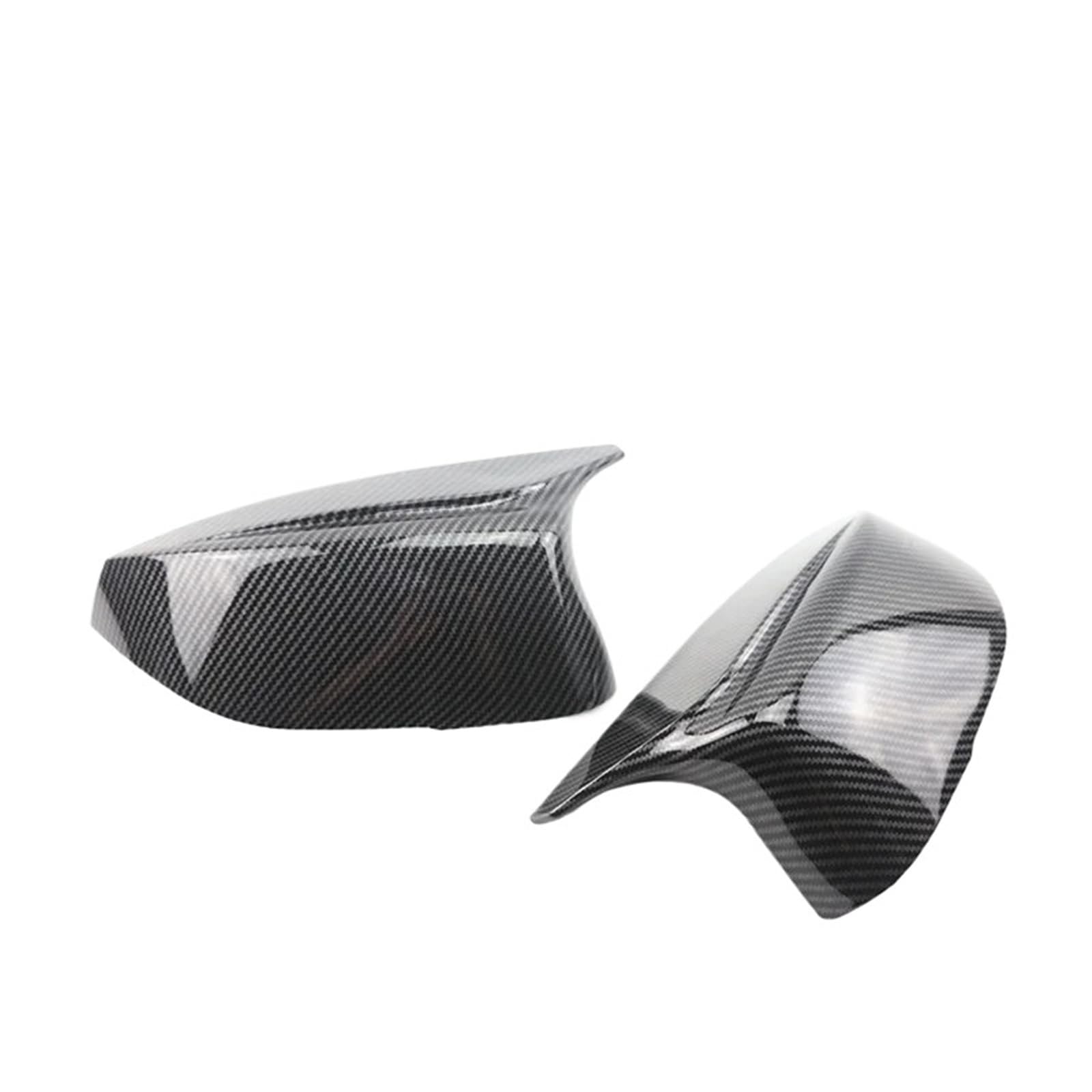 JYUTDW Auto Spiegel Cover Helles Schwarzes Rückspiegelgehäuse Für Außenspiegel, Für Infiniti Für Q50 Q60 QX30 Q70 2014–2022 Auto Spiegelkappen(Carbon Fiber Look) von JYUTDW