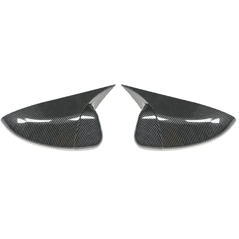 JYUTDW Autospiegelrahmenabdeckung, 2 STÜCKE Ersatzkappe Für Die Rückspiegelabdeckungen Der Seitenspiegel Für Accord 10th 2018-2022 Rückspiegelabdeckung Auto Rückspiegel Abdeckung(Carbon Fiber) von JYUTDW