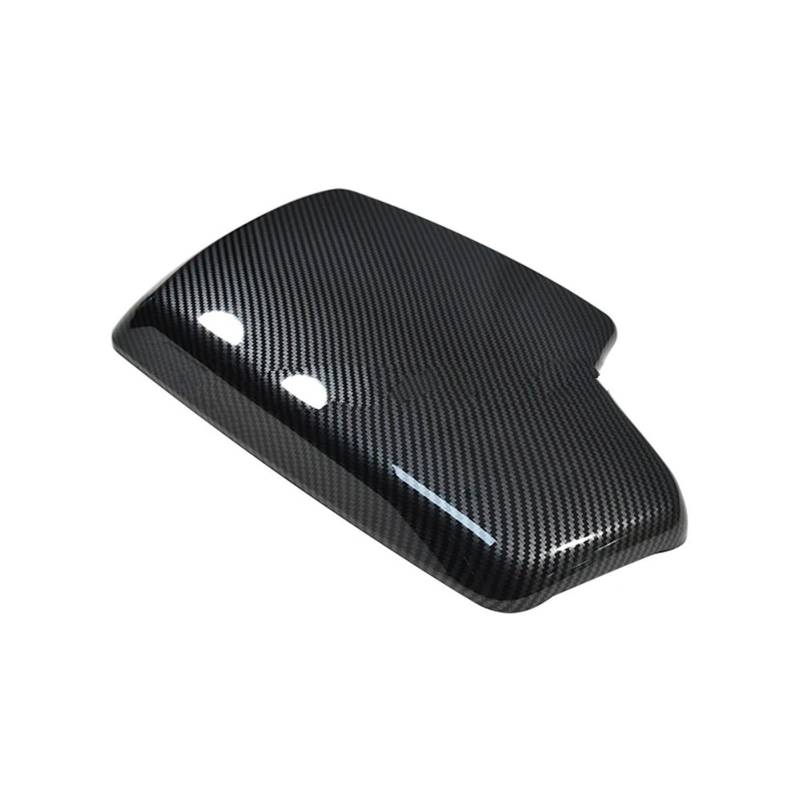 JYUTDW Für F30 F31 F32 F33 F36 3 4 Serie 2013-2019 LHD Carbon Fiber Style Mittelkonsole Armlehne Aufbewahrungsbox Schutzabdeckung Außenspiegelabdeckung Auto Rückspiegel Abdeckung von JYUTDW