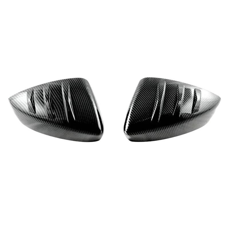 JYUTDW Für Mazda Für CX-50 2022-2024 Autoaufkleber Rückspiegel Seitenspiegelabdeckung Flügelkappe Außenrückspiegelgehäuse Verkleidung Autospiegelgehäuse Auto Rückspiegel Abdeckung(Carbon) von JYUTDW
