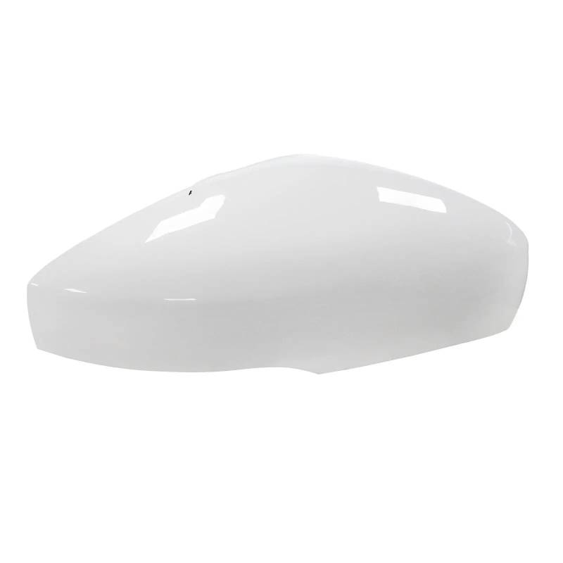 JYUTDW Für Polo 6R 6C 09-18 Rechte Tür Außenspiegel Abdeckkappe Gehäuse Candy White O/S Auto Rückspiegel Abdeckungen Shell Auto Rückspiegel Abdeckung von JYUTDW