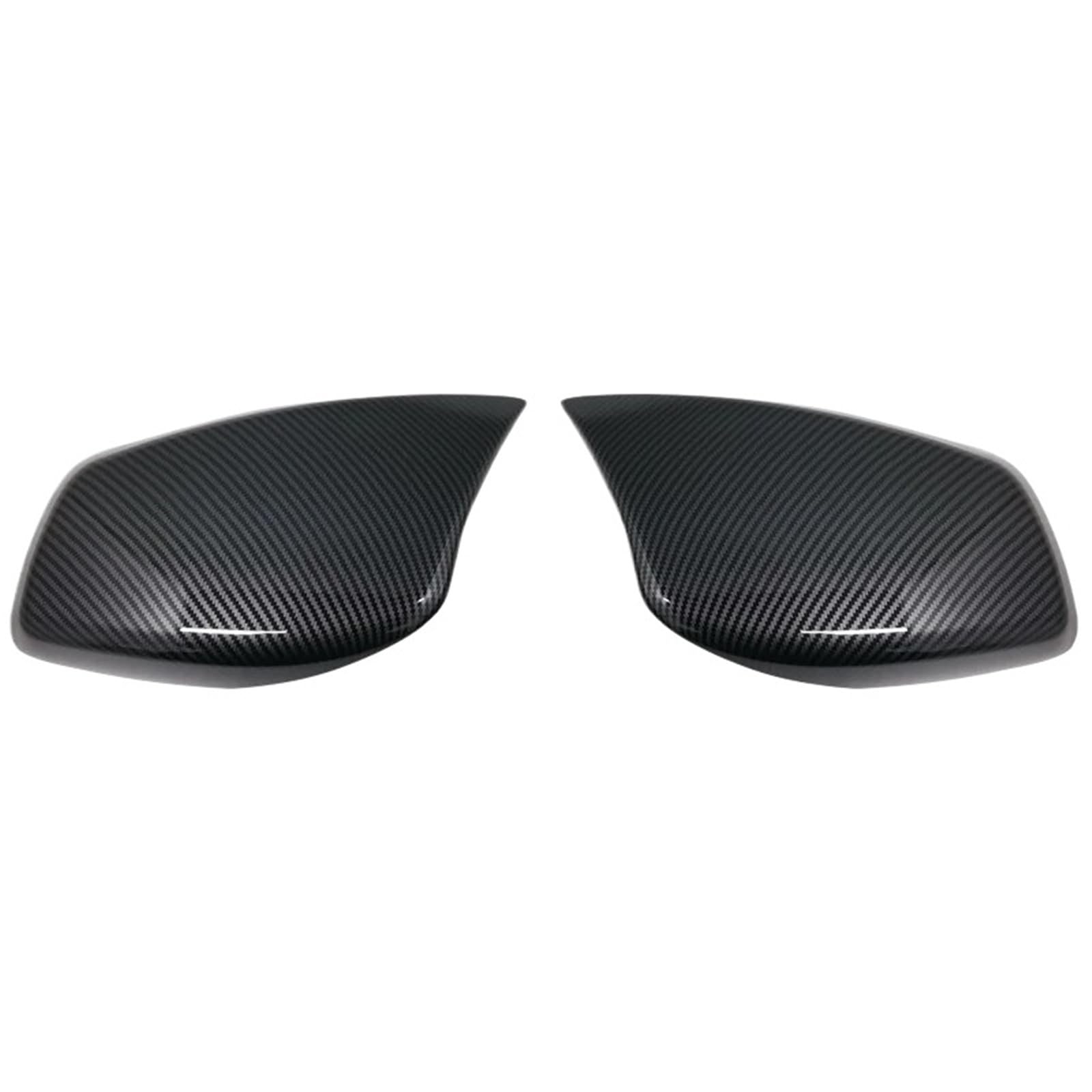 JYUTDW Türrückspiegelabdeckung Auto-Rückspiegeltür-Außenspiegel-Abdeckkappen Schalengehäuse Für E60 E61 E63 E64 5er-Reihe Modell 2004-2008 Auto Rückspiegel Abdeckung(Carbon Pattern) von JYUTDW