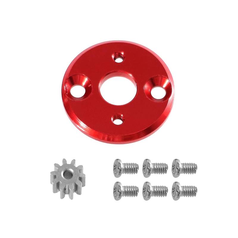 JYYTERD RC Teile Kompatibel Mit MN78 Für MN82 Für Cherokee LC79 1/12 RC-Auto-Upgrade-Teile Zubehör Metall 370 Motor Motor Zähne Motor Für Sitz(Red) von JYYTERD