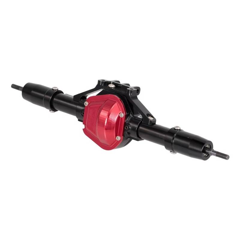 JYYTERD RC Vorder Hinter Achse Kompatibel Mit Axial Für SCX10 1:10 RC Crawler Auto Upgrade Teile CNC Metall RC Auto Vordere Hinterachse Zubehör(Rear) von JYYTERD