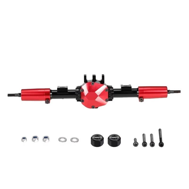 JYYTERD RC Vorder Hinter Achse Kompatibel Mit Axial Für SCX10 II 90046 90047 1:10 RC Crawler Car CNC Metall Vorderachse Hinterachse Mit Schutz(Rear) von JYYTERD