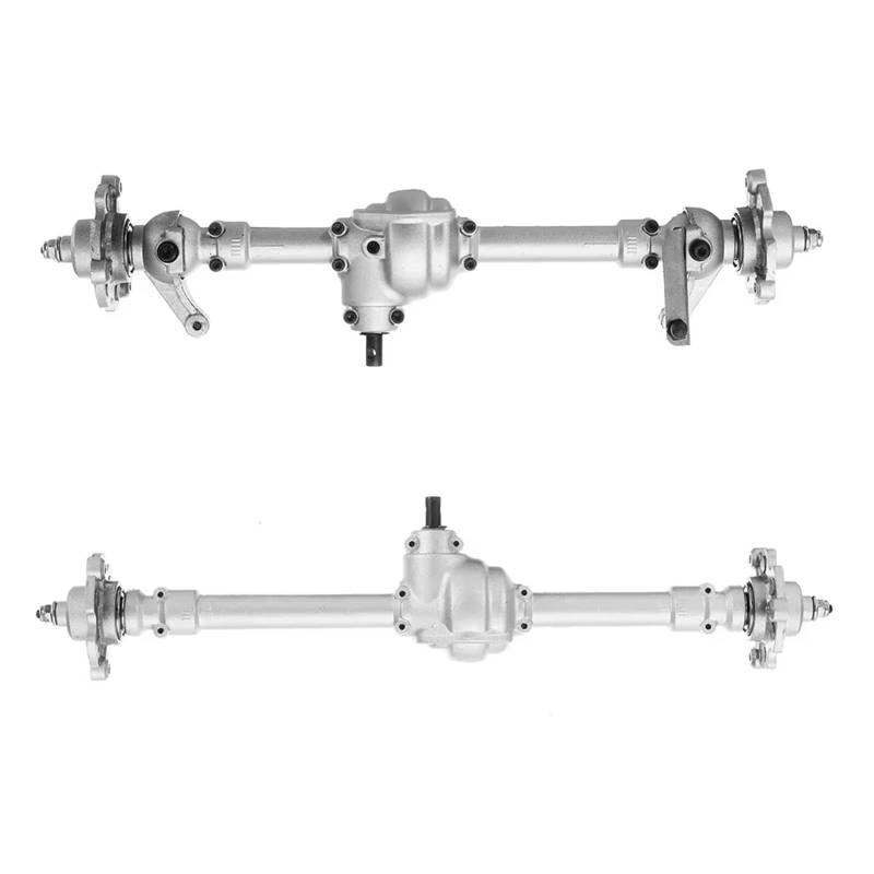 JYYTERD RC Vorder Hinter Achse Kompatibel Mit HG P407 ASS-02 1/10 RC-Auto 2.4G Metallbrückenachsenbaugruppe RC-Autoersatzteile Vorder- Und Hinterachse(Front and Rear) von JYYTERD