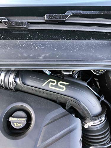 Ansaugrohr Gelbadge/Gelemblem für den Focus RS MK3 Motorraum (Blau) von Jackplott