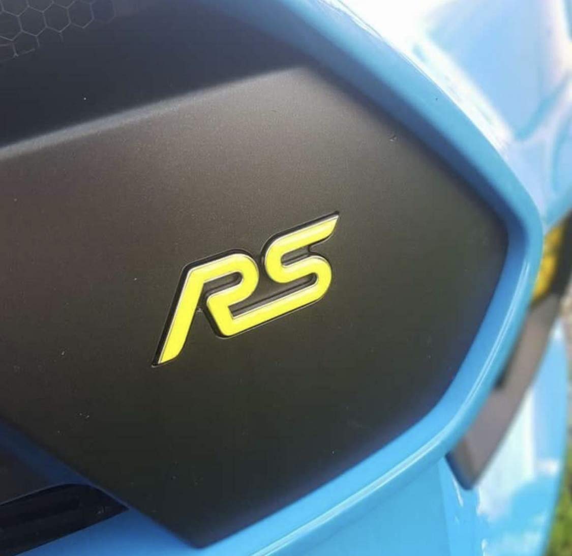 Focus RS MK3 Gel-Embleme Inlay Front+Heck freie Farbwahl (Gelb) von Jackplott