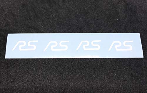 Jackplott Focus RS MK3 Gel-Embleme Inlays Felgen Logos (Weiß) von Jackplott