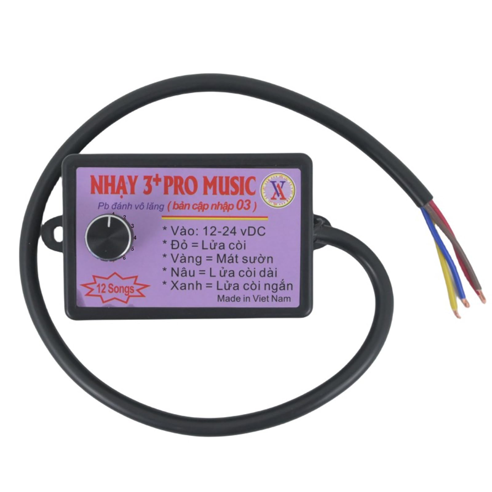 12V-24V Autohupen-Controller, Elektrische Hupe Lautsprecher Sound-Steuergerät mit 12 Soundeffekten Autohupen Soundeffekt Controller 12V-24V Autohupen-Controller, Elektrische Hupe Lautsprecher Sound-Steuergerät mit 12 Soundeffekten Autohupen Soundeffekt Controller von Jadeshay