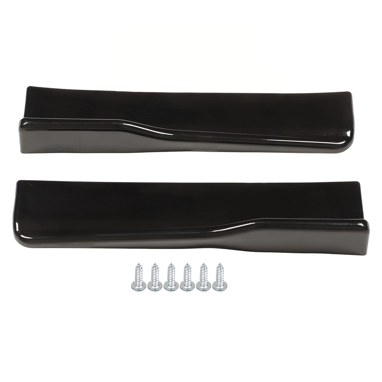 Jadeshay 2 Stück Heckschürze Winglets Diffusor, ABS Kratzfest Links Rechts Hell Universal Auto Heckstoßstange Lip Splitter Diffusor Spoiler Schwarz Jadeshay 2 Stück Heckschürze Winglets Diffusor, ABS Kratzfest Links Rechts Hell Universal Auto Heckstoßstange Lip Splitter Diffusor Spoiler Schwarz von Jadeshay