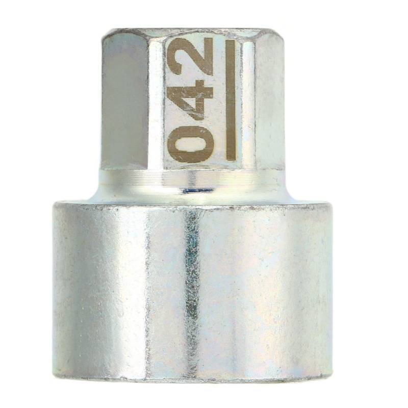 Jadeshay Anti-Diebstahl-Radmutter-Steckschlüssel, Schlüssel Zum Entfernen Der Radsicherungsmutter-Schraube. Anti-Diebstahl-Radmutter-Steckschlüssel Für 1 3 5 6 7Series X1 X2 X3 X4 X5 X6 Z4(042) von Jadeshay