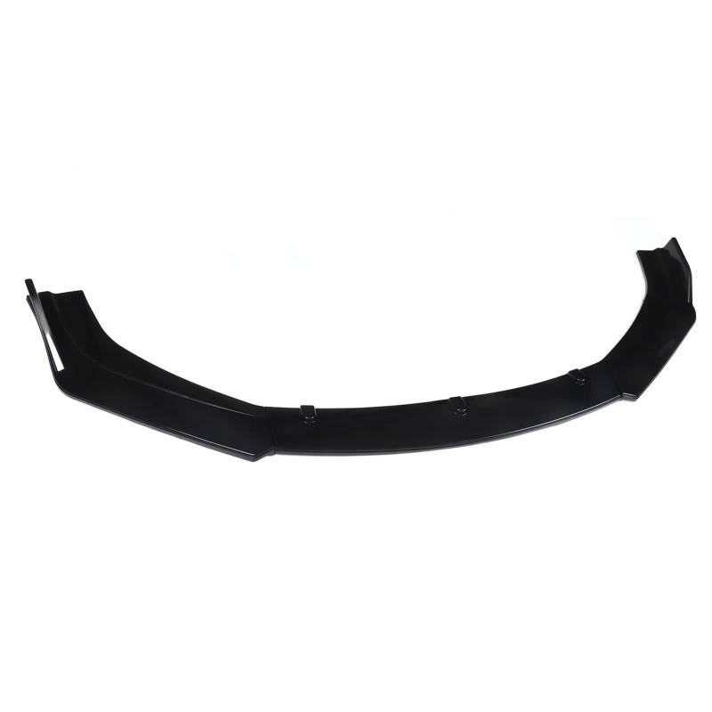 Frontstoßstangenlippe, 3-teiliges Frontstoßstangenlippen-Spoiler-Splitter-Diffusor, schwarzglänzend, hohe Zähigkeit, universelles Frontspoiler-Körper-Kit von Jadeshay