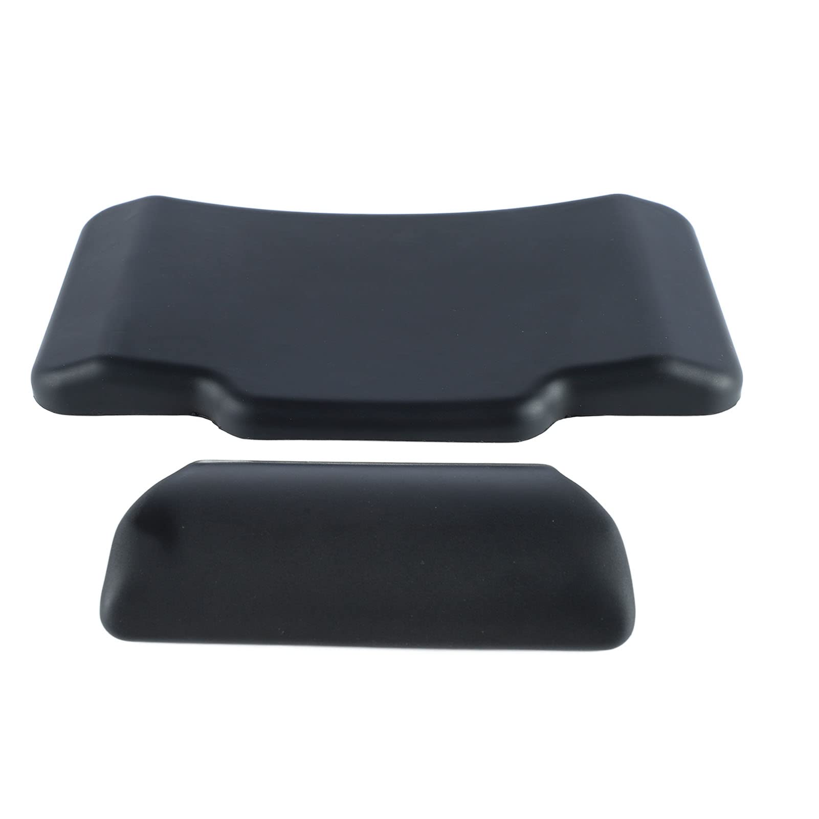 Jadeshay Motorrad Heck Rückenkissen, PU-Leder-Rückenpolster für Das Hintere Topcase Selbstklebendes Dämpfungspolster für Die Beifahrer Rückenlehne Des Heckkastens 3cm Dick (Black) Jadeshay Motorrad Heck Rückenkissen, PU-Leder-Rückenpolster für Das Hintere Topcase Selbstklebendes Dämpfungspolster für Die Beifahrer Rückenlehne Des Heckkastens 3cm Dick (Black) von Jadeshay
