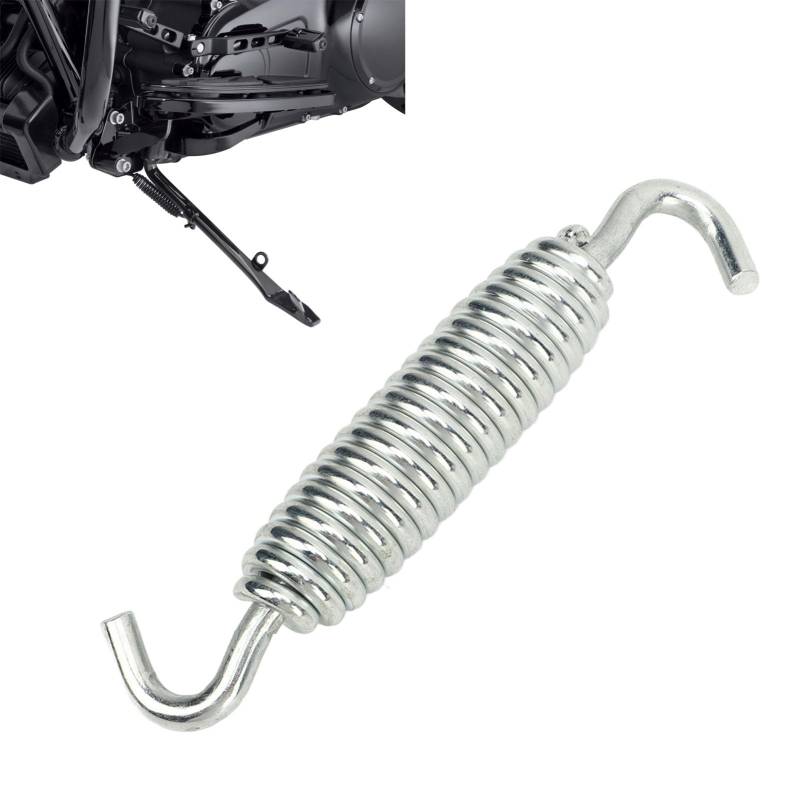 Jadeshay Ständerfeder, 3-7/8 Zoll Motorrad Silber Chrom Seitenständerfeder Ersetzt 50005-85a Für 1200 883 von Jadeshay
