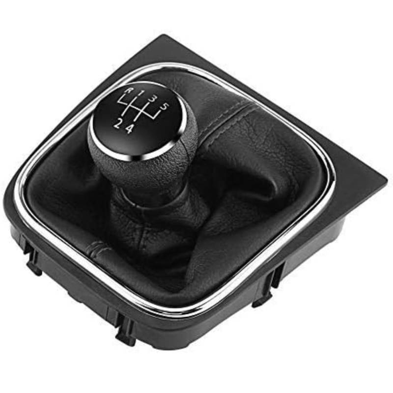Jadeshay Schaltknauf,5 Gang Schalthebel Kopf Schalthebel Gaiter Boot Kit Kompatibel mit 6 MK5 MK6 2005-2014 von Jadeshay