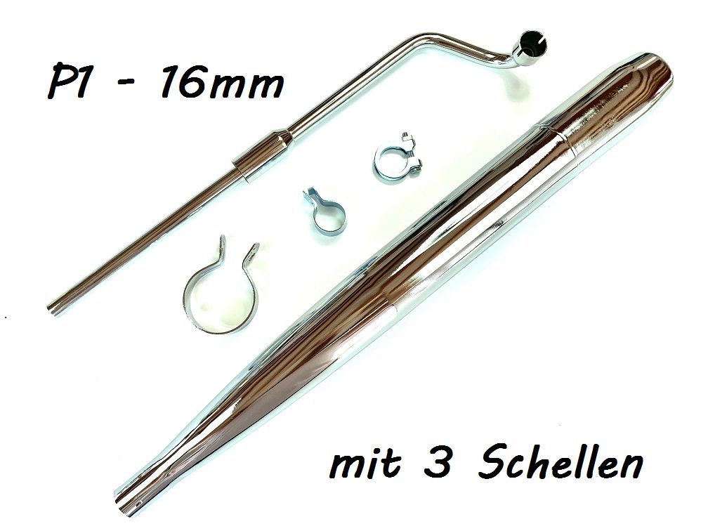 SET Auspuff + P1 Krümmer Steck mit 3 Schellen für Hercules M Prima 1 2 3 4 5 6 SET Auspuff + P1 Krümmer Steck mit 3 Schellen für Hercules M Prima 1 2 3 4 5 6 von Jamarcol
