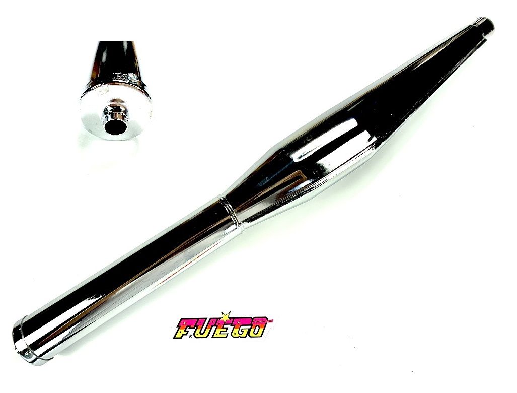 TUNING Auspuff Jamarcol Fuego 28mm chrom Resonanz Schalldämpfer TUNING Auspuff Jamarcol Fuego 28mm chrom Resonanz Schalldämpfer von Jamarcol