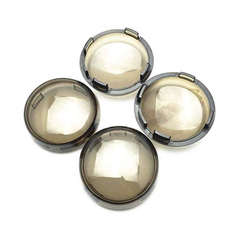 2 Para Motorrad Blinker Linsen Blinker Abdeckungen Für Harley Sportster 1200 883 Fatboy (Rauch) von JaneShop