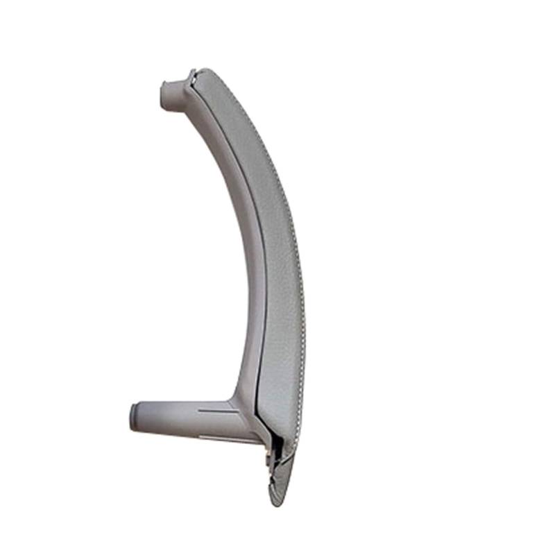 Auto Innen TüRgriff,Autoinnenraum TüRgriff Innenfahrer Türen ziehen Griff mit Leder Außenabdeckung for BMW X5 x6 E70 E71(Gray Left) von Janmobrian