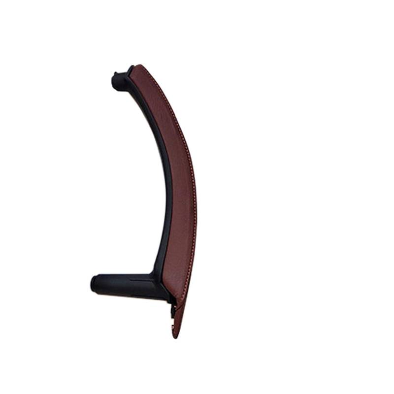 Auto Innen TüRgriff,Autoinnenraum TüRgriff Innenfahrer Türen ziehen Griff mit Leder Außenabdeckung for BMW X5 x6 E70 E71(Red Left) von Janmobrian
