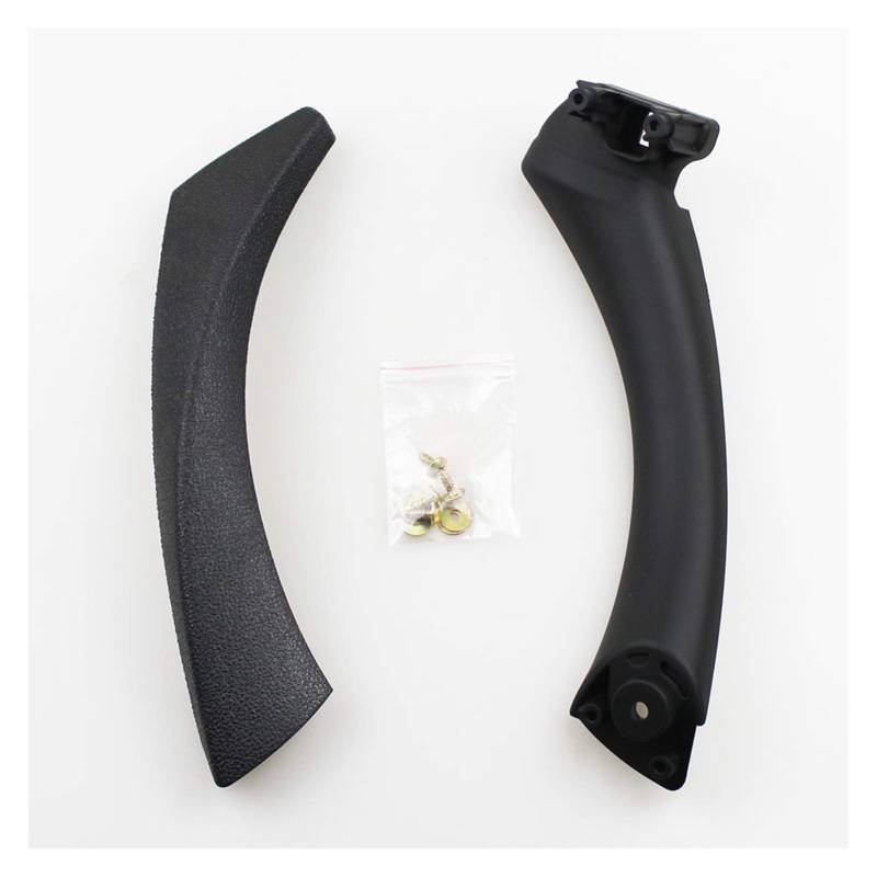 Auto Innen TüRgriff,Autoinnenraum TüRgriff Links rechts Auto Innenraumgriff Innentür Armlehnen Panel Ziehen Verleihabdeckung Fit Verwendung Passend für BMW 3 Series E90 E91 328 330 335(Black Set(Left) von Janmobrian