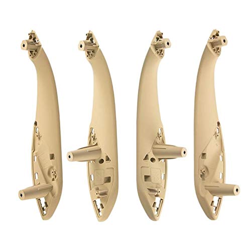 Auto Innen TüRgriff,Autoinnenraum TüRgriff Links rechts Autoinnenraum Griff Innentür Armlehnen Panel Zugverkleidung Titel Fit Passend für BMW 3 Serie F30 F35 316 318 320 323 325 330 12-17(4pcs Beige) von Janmobrian