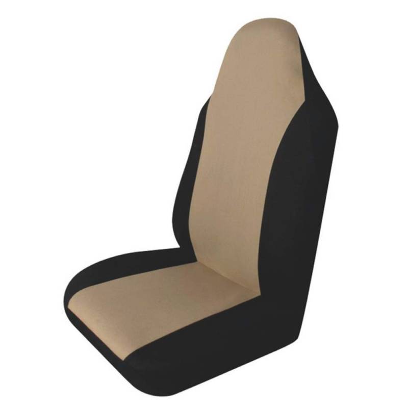 Autositzbezüge,Autositzschoner Auto Vorderer Sitzbezug Autositzabdeckung Innenbereich Eine Vielzahl von Farben erhältlich beige/grau/schwarz(BEIGE) von Janmobrian