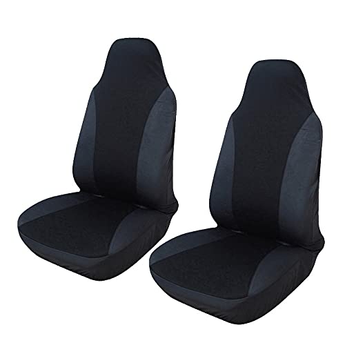 Autositzbezüge,Autositzschoner Universal Autositz-Abdeckung Protektoren Eimer Sitze Fit für Autos Trucks SUVs Vans 2 Stück Handwaschbar(Black Bucket seat) von Janmobrian