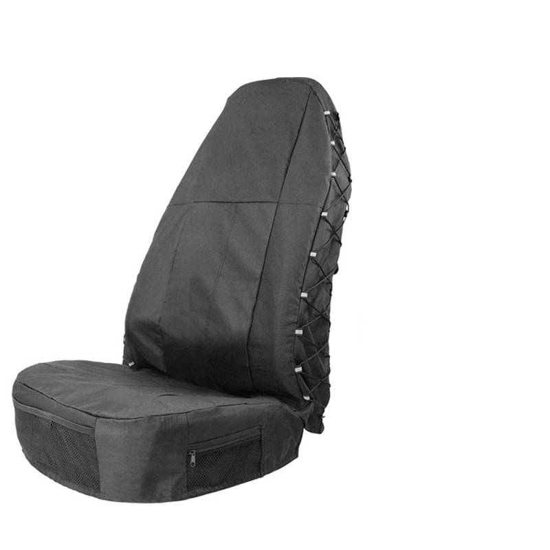 Autositzbezüge,Autositzschoner Wasserdichter Universal 1 stück Eimer Oxford Sitzbezug Multi-Taschen Organizer Lagerhalter für High Back Sitzbezug von Janmobrian