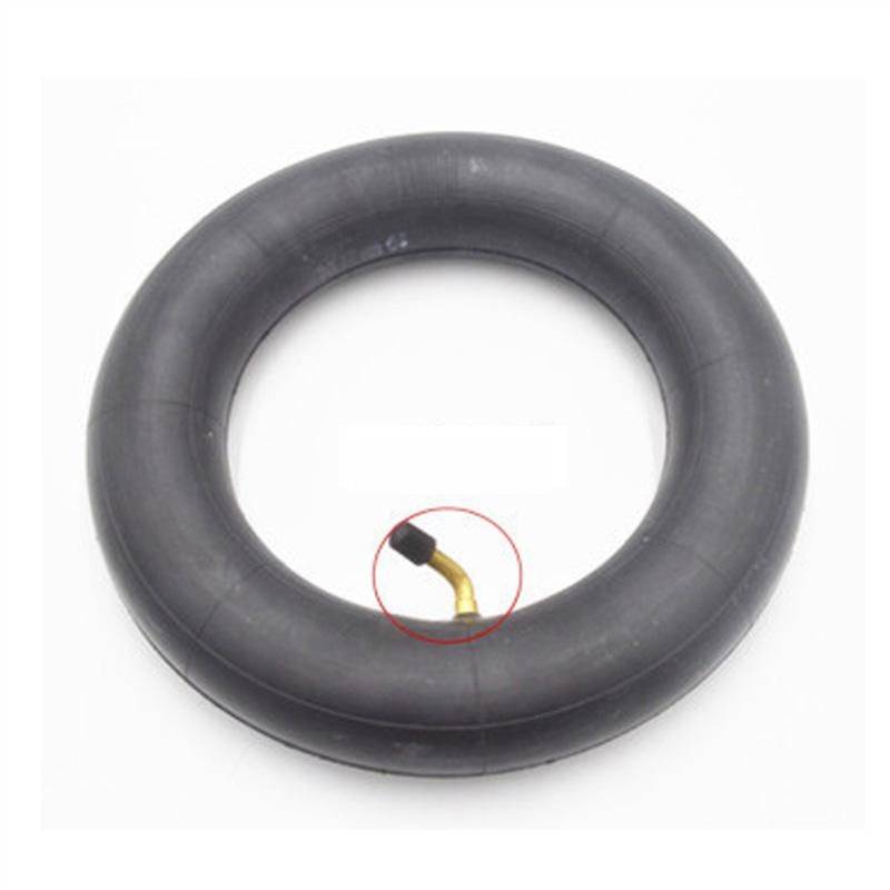 E Scooter Reifen,Scooter Reifen 10x2.50 Reifen Innenrohr 10 Zoll für elektrische Fahrradroller Hinterräder Bent Ventil 10x2.5 Elektrische Roller Balancierhoverboard(Inner Tube 45 Degree) von Janmobrian