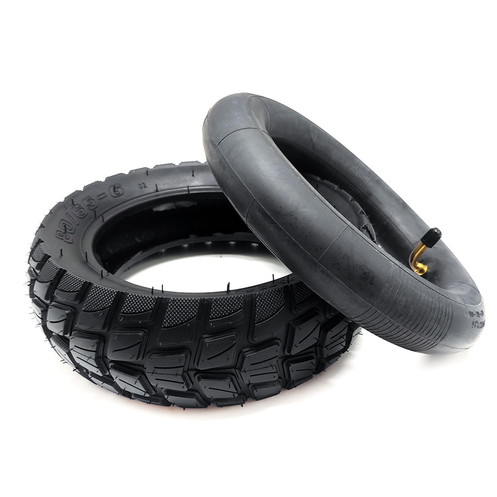 E Scooter Reifen,Scooter Reifen 80/65-6 Reifen für elektrische Roller 10 Zoll 10x3.0/2,50 Innenrohr Universal-Upgrade von Straßenreifen(Inner Outer tire B) von Janmobrian