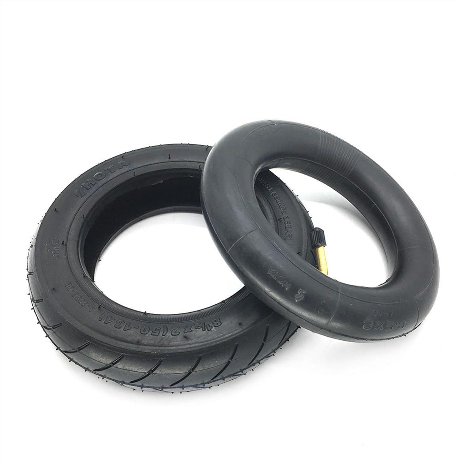 E Scooter Reifen,Scooter Reifen Für den elektrischen Roller 1/2 Serie Vorderradreifen 8 1/2x2 (50-134) Innenrohr Außenreifen 8,5 Zoll Pneumatischer Reifen(Inner and Outer tire) von Janmobrian