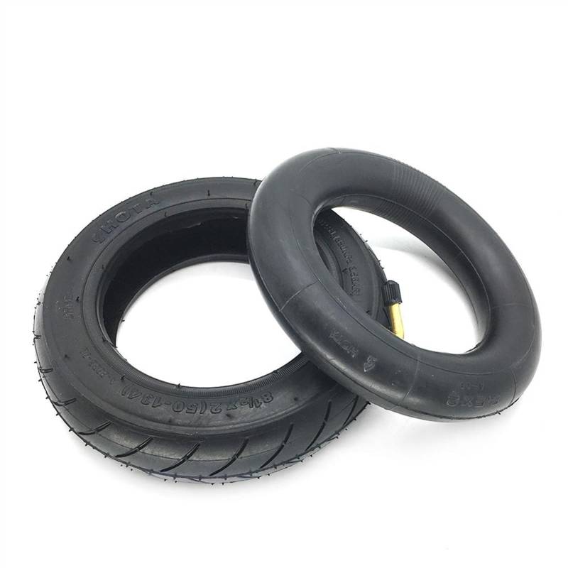 E Scooter Reifen,Scooter Reifen Für den elektrischen Roller 1/2 Serie Vorderradreifen 8 1/2x2 (50-134) Innenrohr Außenreifen 8,5 Zoll Pneumatischer Reifen(Inner and Outer tire) von Janmobrian