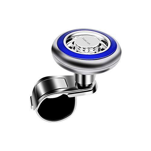 Lenkradknauf,Lenkknauf Auto-Lenkrad-Drehknopf Griff Ball Booster Ball-Auto-Griff-Drehknopf Helper Car-Styling-Zubehör(Blue) von Janmobrian