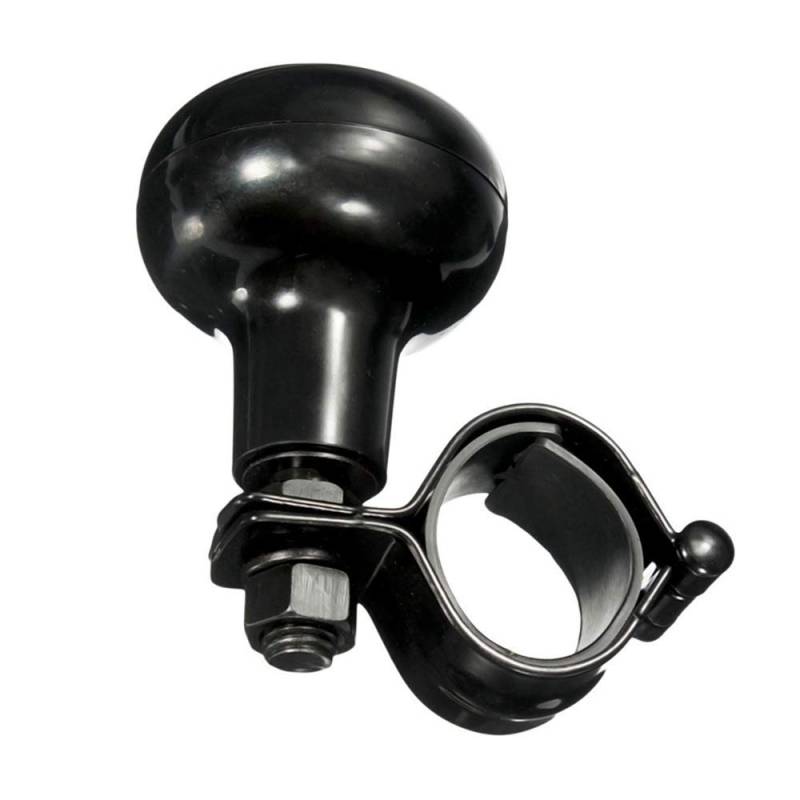 Lenkradknauf,Lenkknauf Schwarz Auto-LKW-Kraft Lenkrad Spinner Booster-Hilfe-Knopf Kugelgriff Clamp Universal-Auto-Lenkrad Knob Booster-Ball von Janmobrian